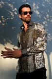 Summer Night Rhinestone Long Sleeve Shirt