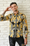 Baroque Checker Long Sleeve Shirt