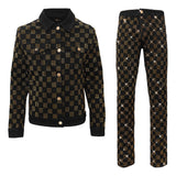 Dazzle Check + The Leader SET - BLACK/GOLD