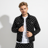 Dazzle Check + The Leader SET - BLACK/SILVER