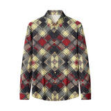 Diamond Plaid Stretch Shirt – El Baron RED