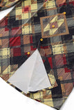 Diamond Plaid Stretch Shirt – El Baron RED