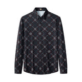 Geometric Seamless Shirt – El Baron BLACK