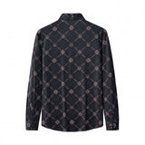 Geometric Seamless Shirt – El Baron BLACK