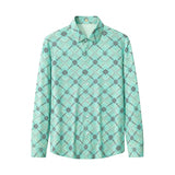 Geometric Seamless Shirt – El Baron PISTACHIO