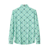 Geometric Seamless Shirt – El Baron PISTACHIO