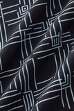 Seamless Geo Print Shirt – El Baron BLACK