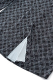 Seamless Geo Print Shirt – El Baron BLACK