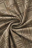 Seamless Geo Print Shirt – El Baron KHAKI