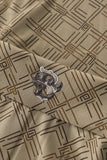 Seamless Geo Print Shirt – El Baron KHAKI