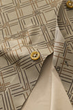 Seamless Geo Print Shirt – El Baron KHAKI