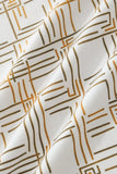 Seamless Geo Print Shirt – El Baron WHITE