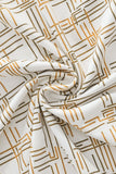 Seamless Geo Print Shirt – El Baron WHITE