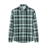 Seamless Plaid Stretch Shirt – El Baron GREEN