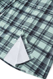 Seamless Plaid Stretch Shirt – El Baron GREEN