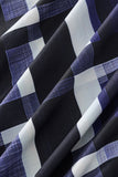 Seamless Bold Plaid Shirt – El Baron BLUE