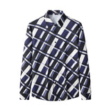 Seamless Bold Plaid Shirt – El Baron BLUE