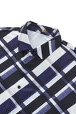Seamless Bold Plaid Shirt – El Baron BLUE