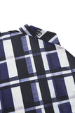Seamless Bold Plaid Shirt – El Baron BLUE