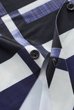 Seamless Bold Plaid Shirt – El Baron BLUE