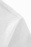 Embossed Monogram Tee – El Baron WHITE