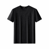 Embossed Paisley Tee – El Baron BLACK