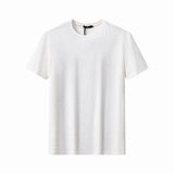 Embossed Paisley Tee – El Baron WHITE