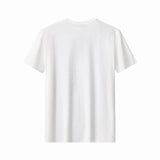 Embossed Paisley Tee – El Baron WHITE