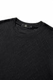 Embossed Diamond Monogram Tee – El Baron BLACK