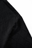Embossed Diamond Monogram Tee – El Baron BLACK
