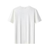 Embossed Diamond Monogram Tee – El Baron WHITE