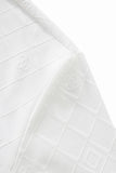 Embossed Diamond Monogram Tee – El Baron WHITE
