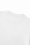 Embossed Diamond Monogram Tee – El Baron WHITE