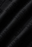 Embossed Greek Key Texture Tee – El Baron BLACK