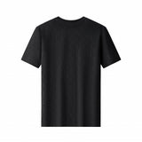 Embossed Greek Key Texture Tee – El Baron BLACK