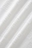 Embossed Greek Key Texture Tee – El Baron WHITE