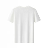 Embossed Greek Key Texture Tee – El Baron WHITE