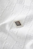 Embossed Greek Key Texture Tee – El Baron WHITE