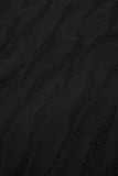 Embossed Diamond Texture Tee – El Baron BLACK
