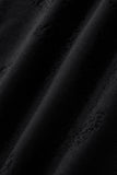 Embossed Diamond Texture Tee – El Baron BLACK