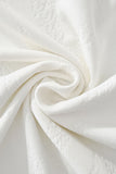 Embossed Diamond Texture Tee – El Baron WHITE