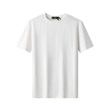Embossed Diamond Texture Tee – El Baron WHITE