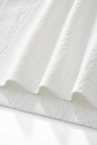 Embossed Diamond Texture Tee – El Baron WHITE