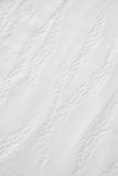 Embossed Diamond Texture Tee – El Baron WHITE