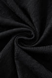 Embossed Geo Texture Tee – El Baron BLACK