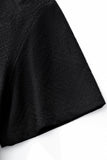Embossed Geo Texture Tee – El Baron BLACK