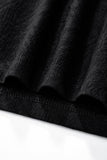 Embossed Geo Texture Tee – El Baron BLACK