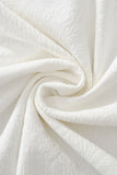 Embossed Geo Texture Tee – El Baron WHITE