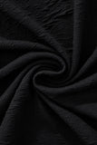 Textured Wave Cotton Tee – El Baron BLACK