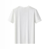 Textured Wave Cotton Tee – El Baron WHITE